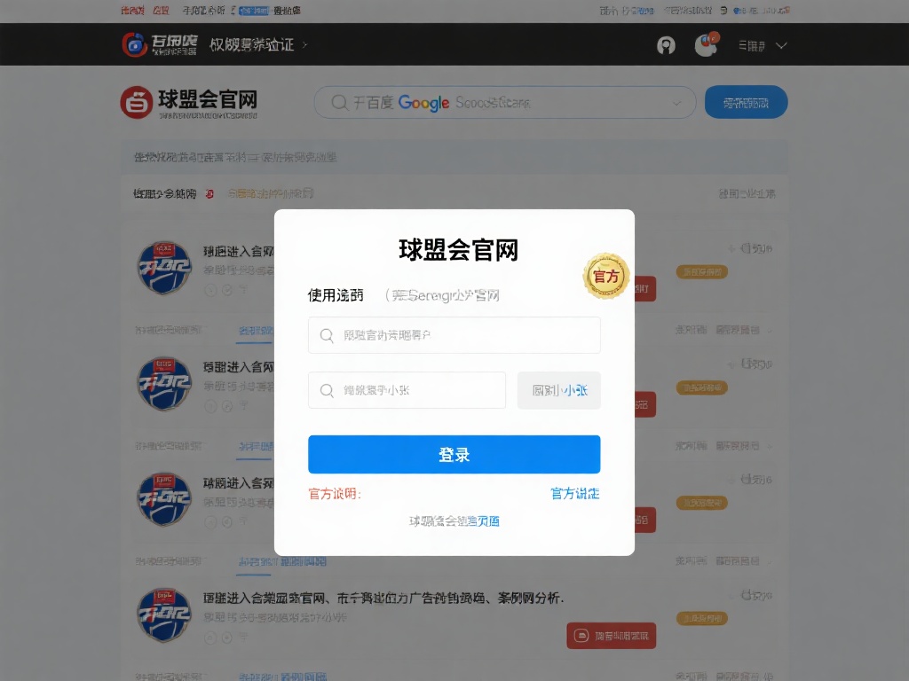 详解球盟会网页版登录地址查询步骤指导 利用权威搜索引擎验证
打开百度、谷歌等主流搜索引